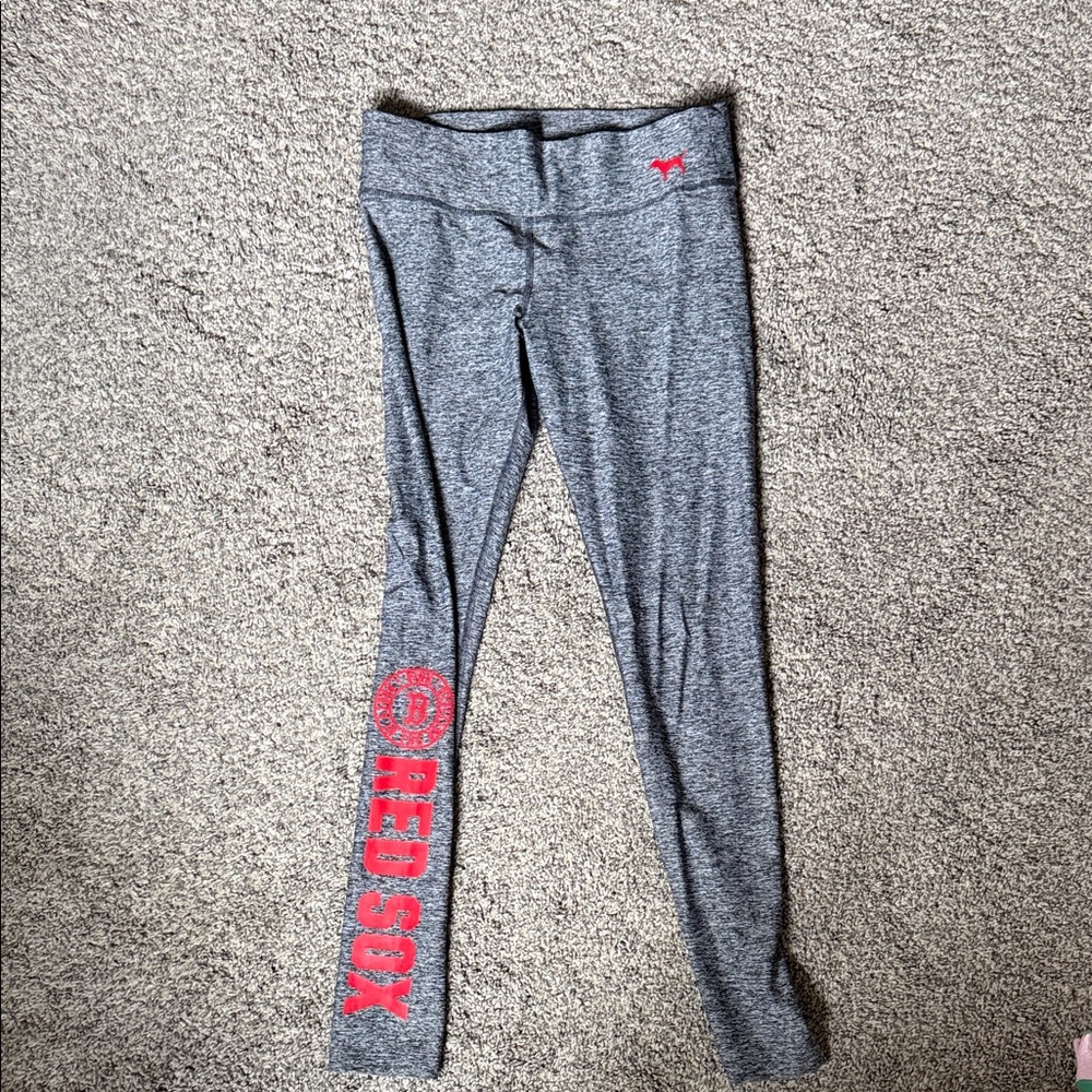 Victoria Secret PINK OG Ulitmate leggings w/Red Sox Logo
